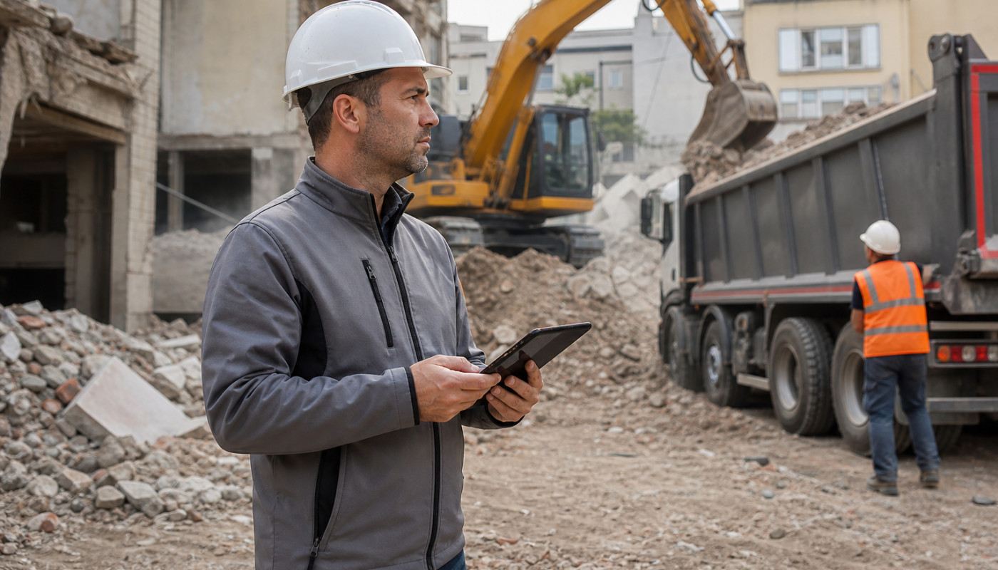 Quand l'évacuation des gravats devient un enjeu stratégique sur chantier