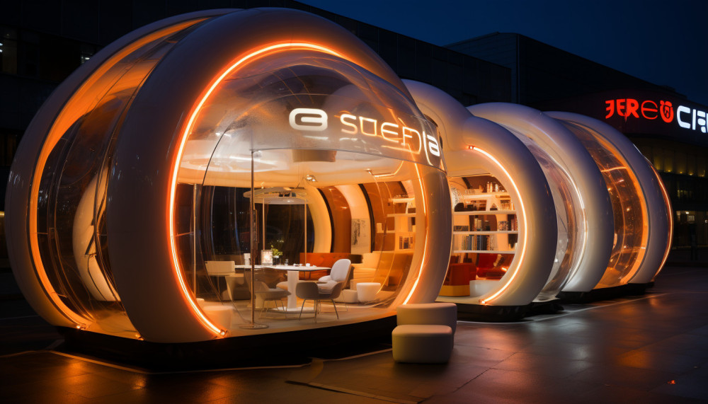 Structures gonflables publicitaires : innovations et design futuriste